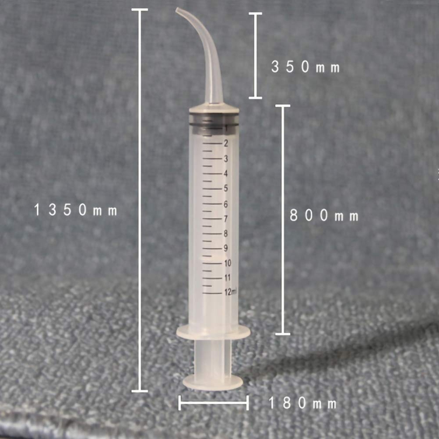 20 Pack Dental Syringe Disposable 12ml Dental Irrigation Syringe with Curved …