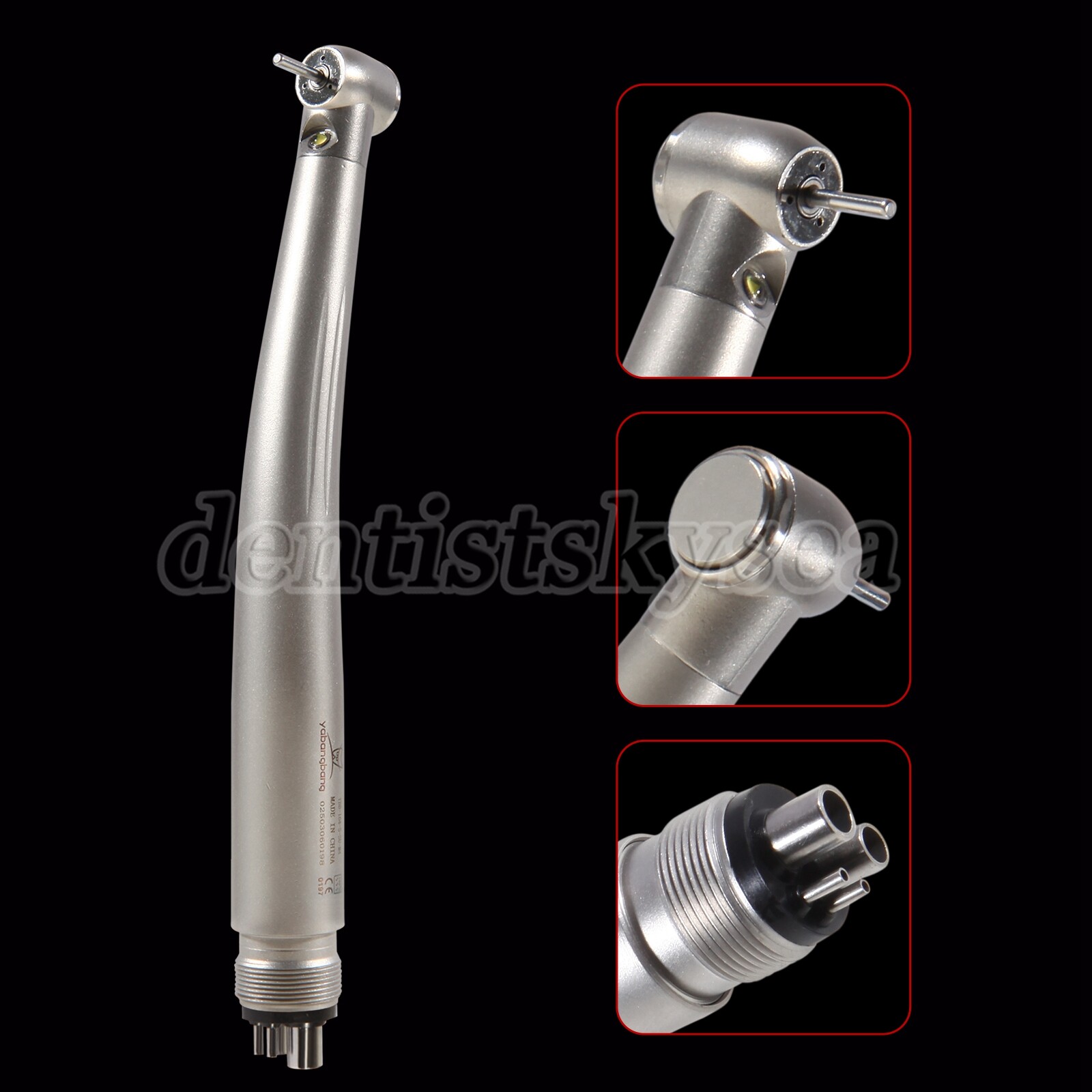 1/5/10 E-generator Dental LED Fiber Optic High Speed Handpiece 4H 3-Water Spray