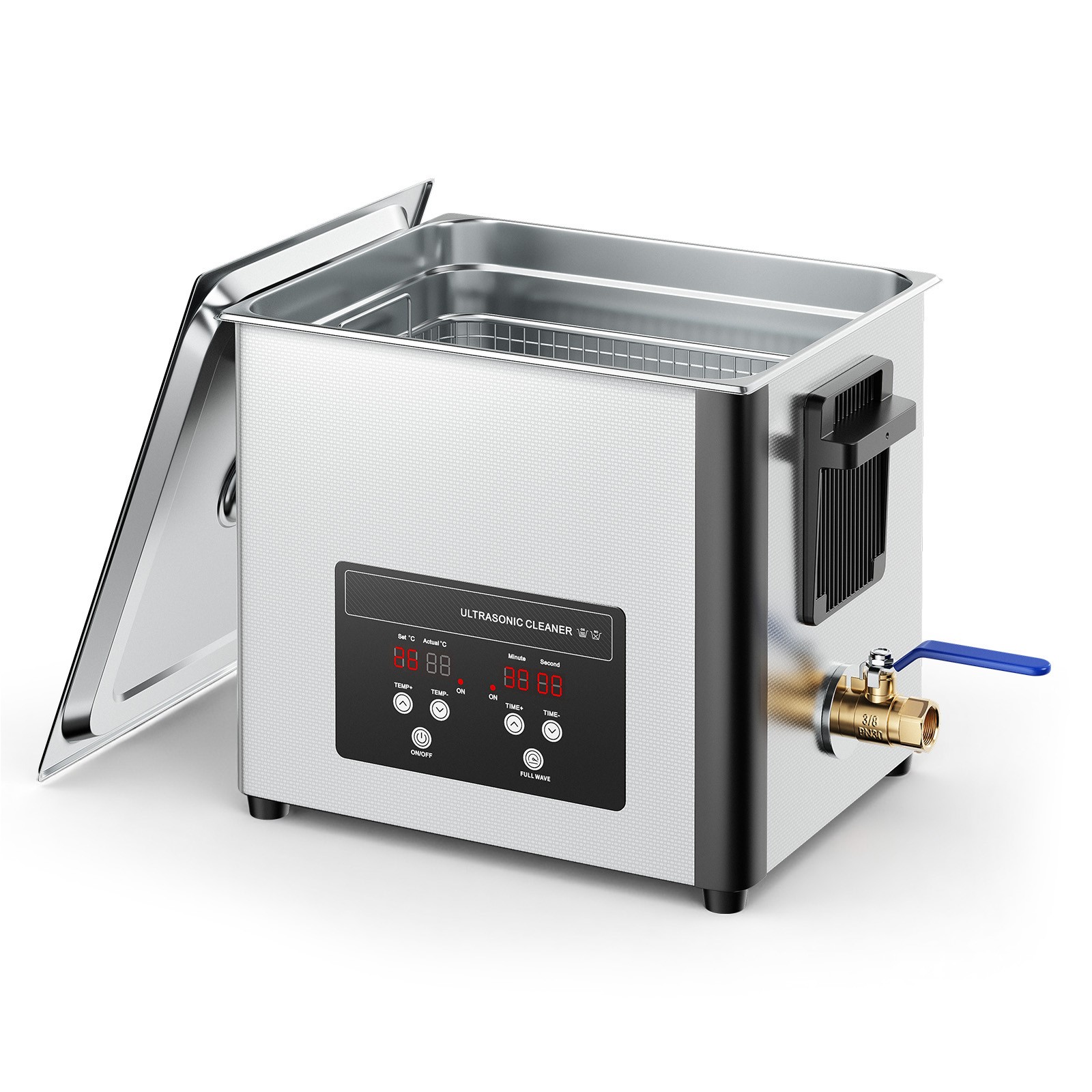 Uimoso 10L Ultrasonic Cleaner with Digital Timer & Heater Jewelry Cleaner 180W