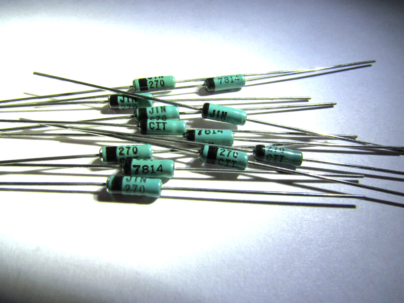 1N270 JAN CIT Mil Spec Vintage Germanium Diode JAN1N270 10pcs HI-QUALITY NOS USA