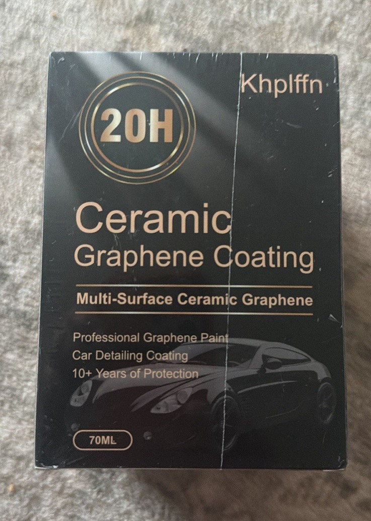 Khplffn 20H Hydrophobic Ceramic Graphene Coating, Multi-Surface, 70 mL