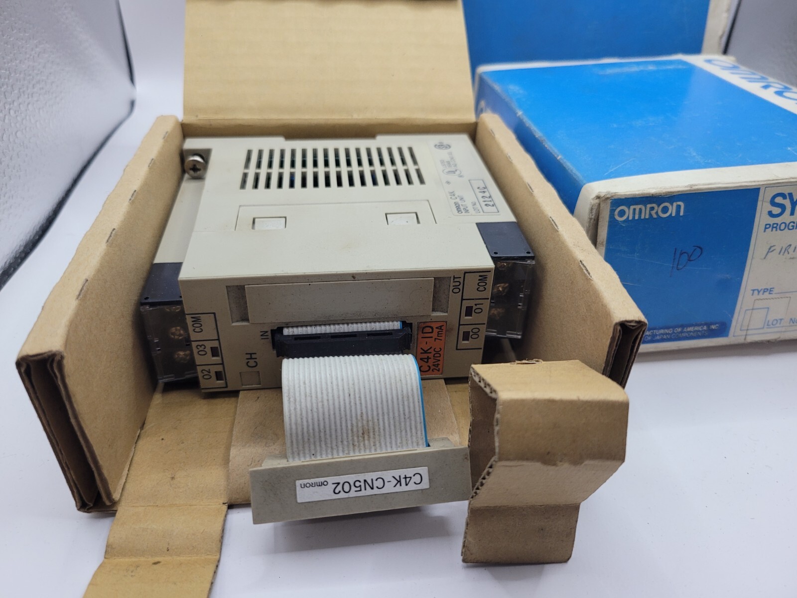 Omron Sysmac Programmable Controller C4K-OS2 set of 2 for $100.00