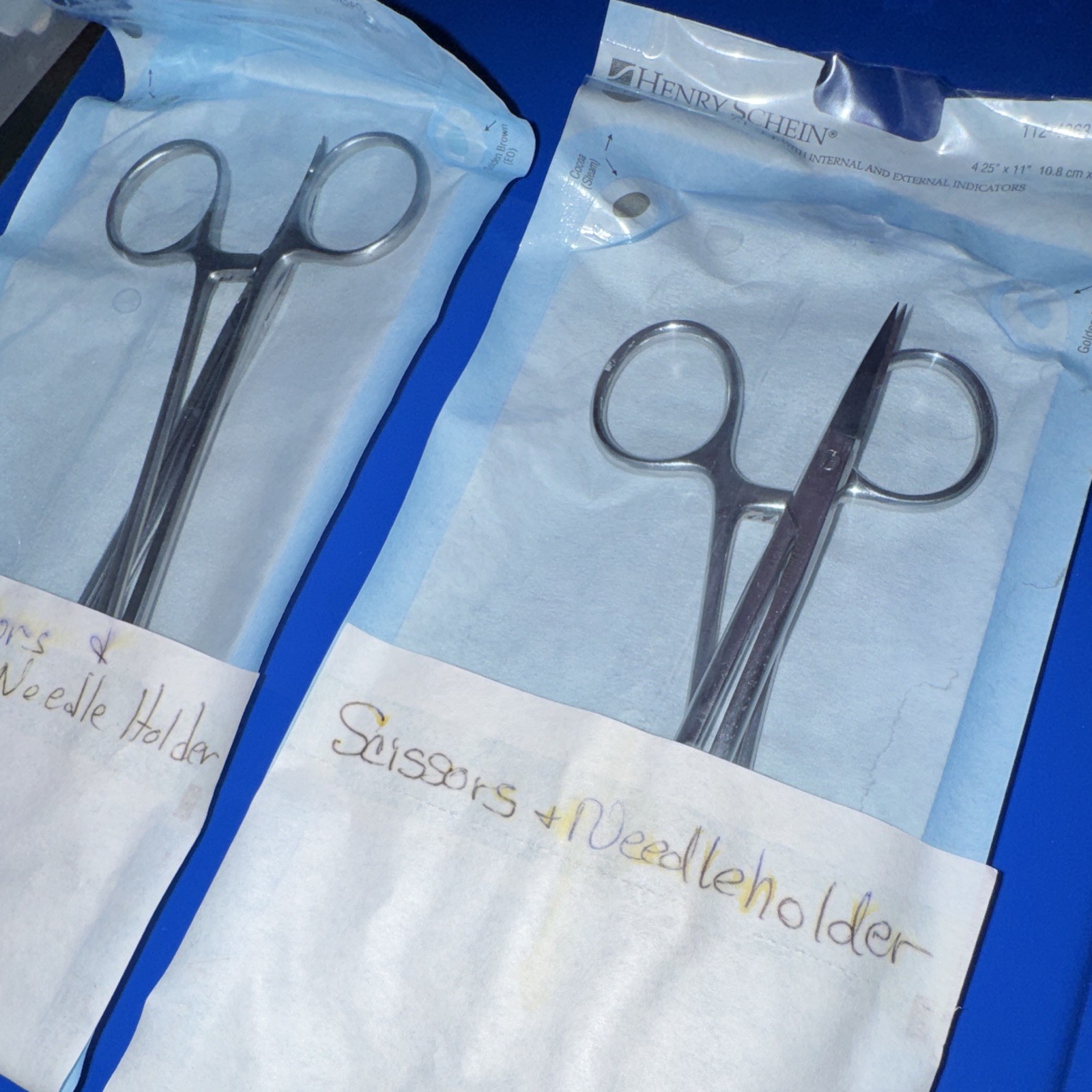 Needle Holder and Scissors Instrument Sets, lot of 2