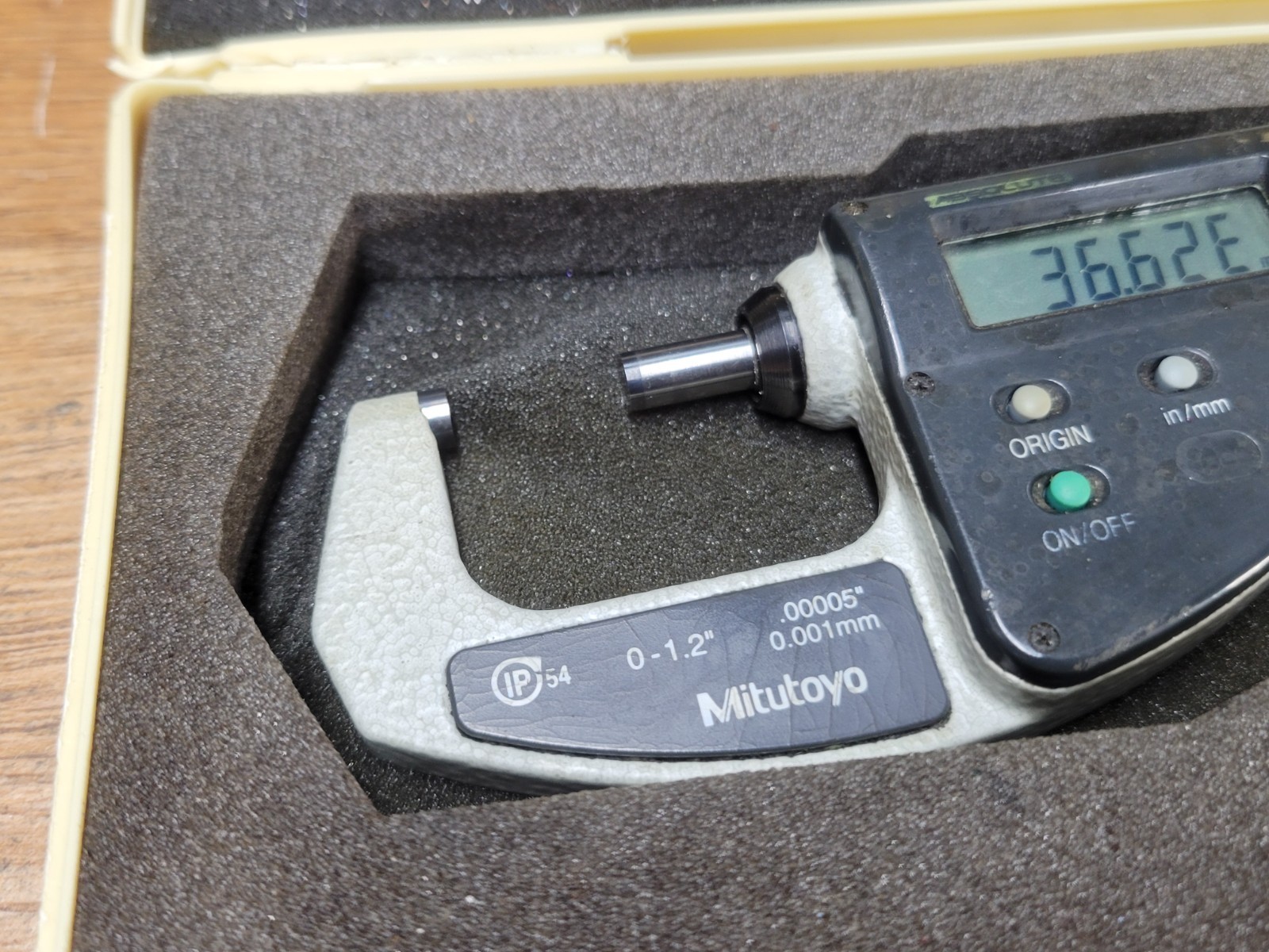 MITUTOYO 0 – 1.2 » SPEED MICROMETER NO . 293 676