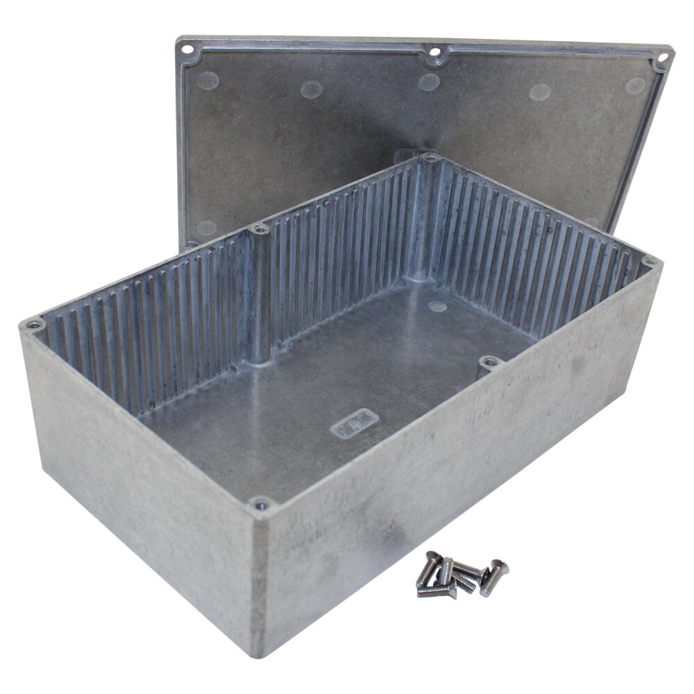 Hammond 1590R Die Cast Aluminum Enclosure Hobby Box – 7.55″ x 4.38″ x 2.24″