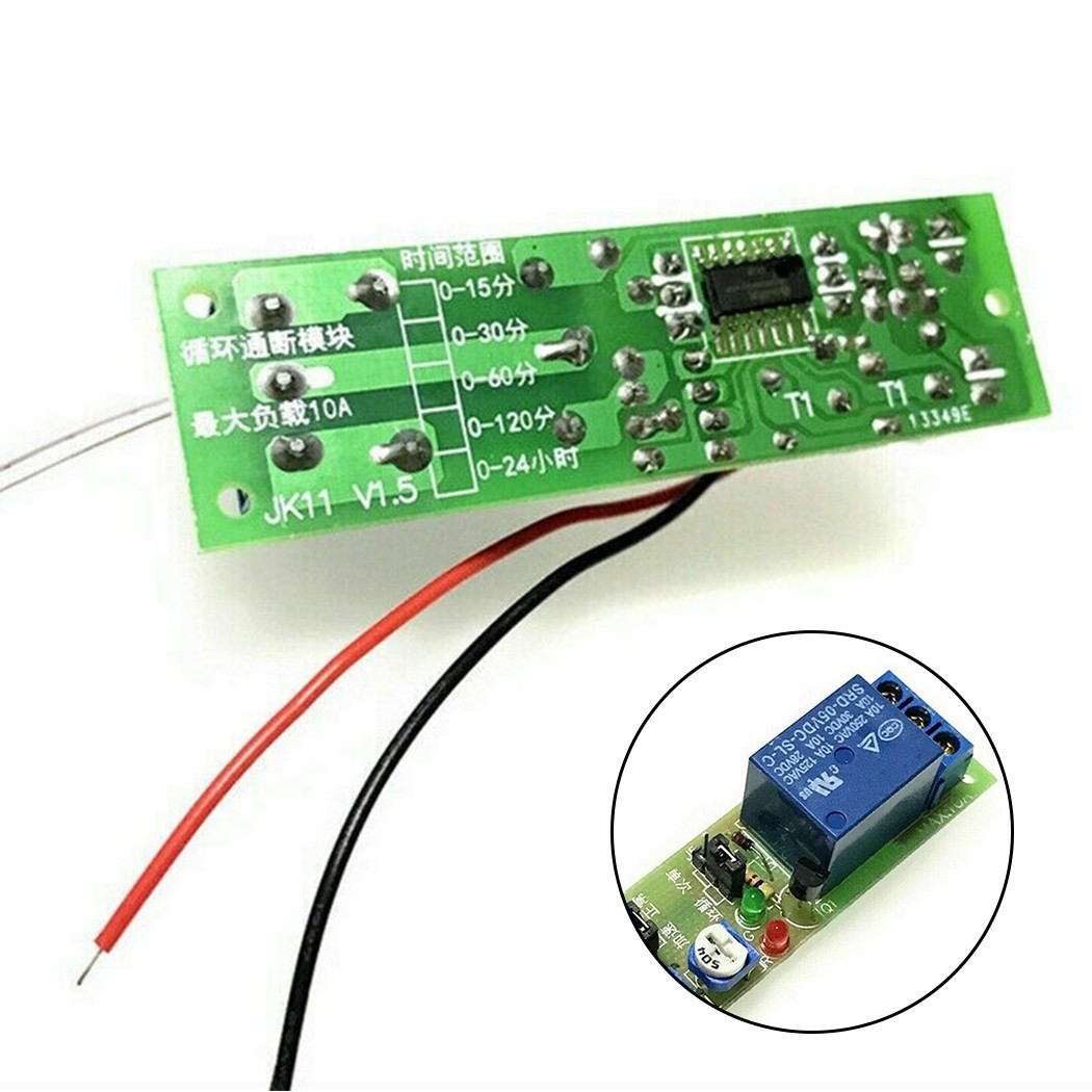 Adjustable Delay Timer Relay Module ON OFF Cycle ON OFF Module High Quality New