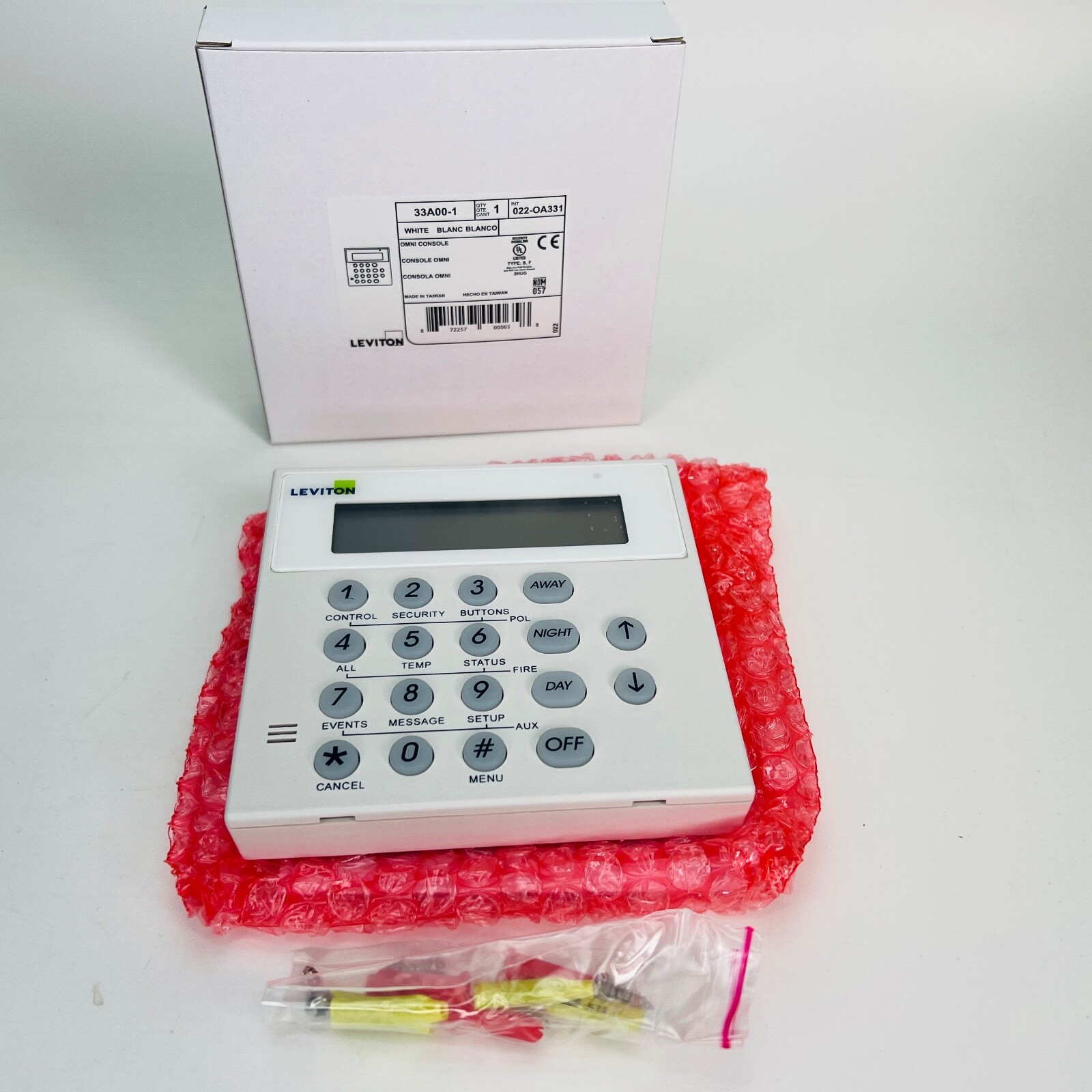 Leviton HAI 33A00-1 Lumina/Omni LCD console / Keypad – NEW