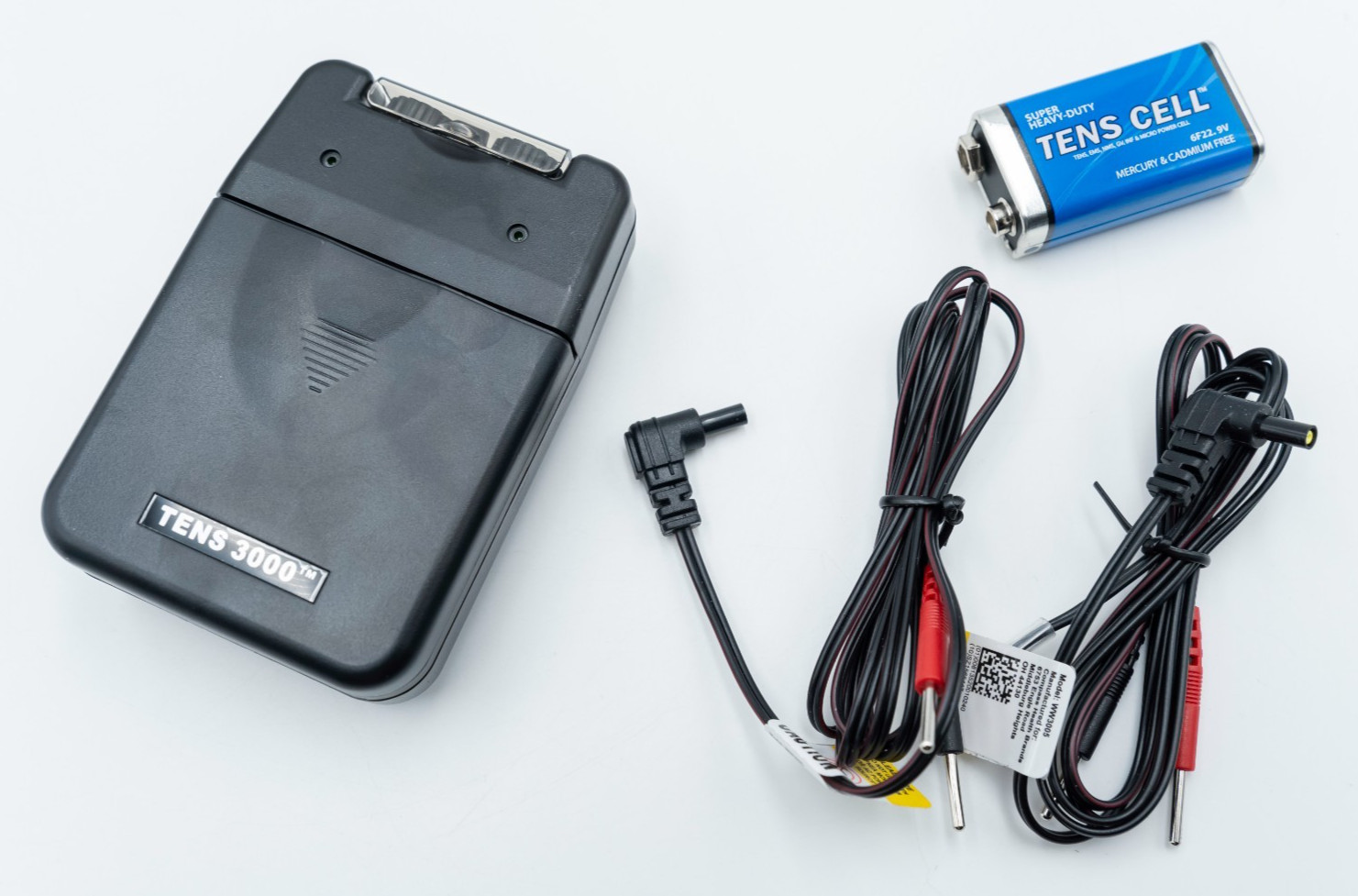 Roscoe TENS 3000 2-Channel Handheld Unit with Accessories and Case