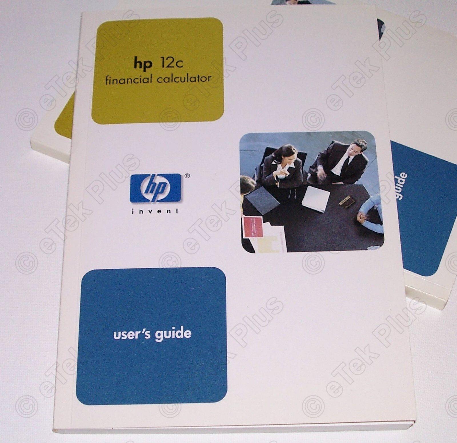 1x Manual Guide for HP12C (HP 12C) Financial Calculator + Soft BLACK Pouch – USA