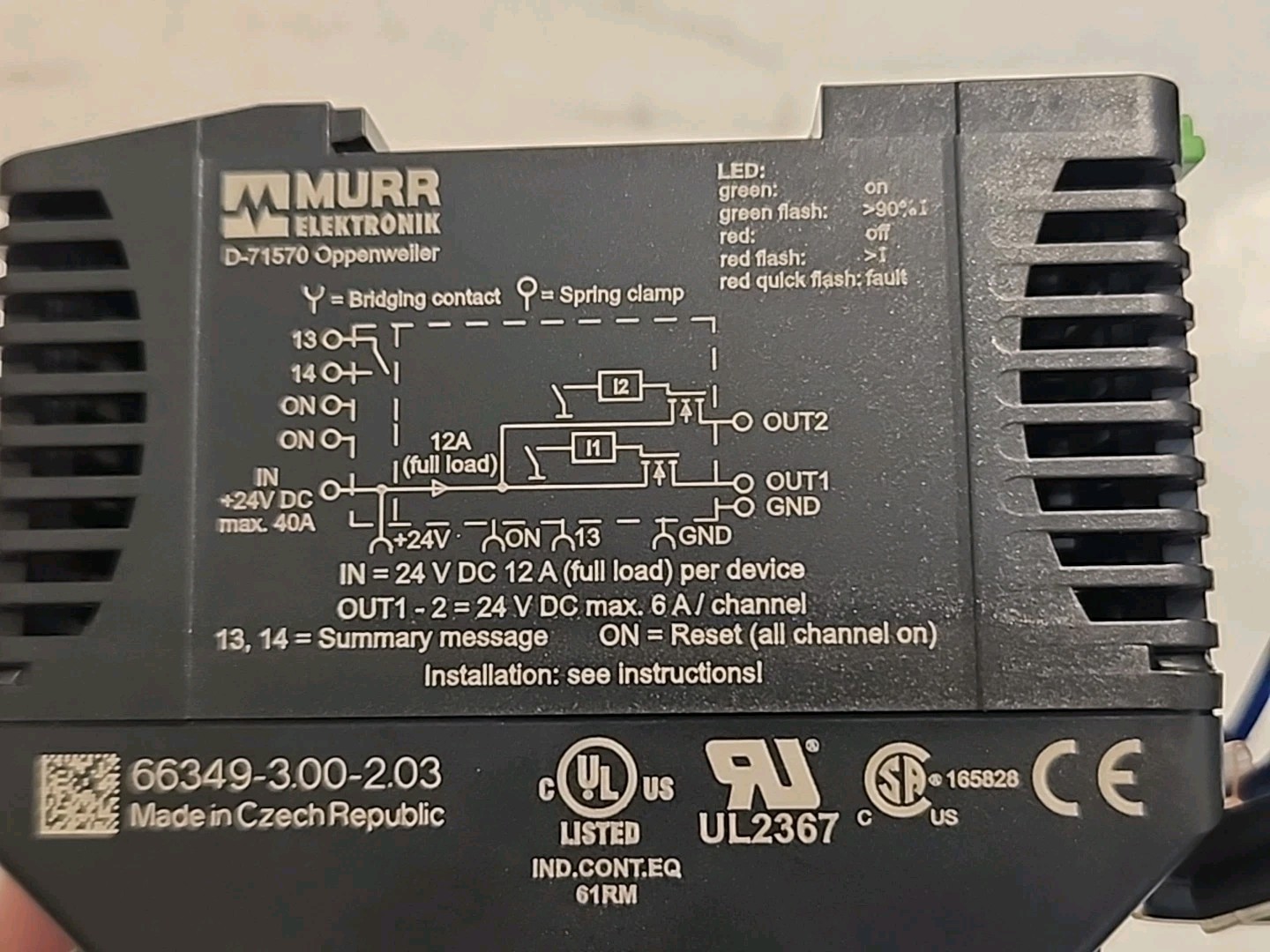 USED – Murr Elektronik D-71570 MICO 4.6 Art. 9000-41034-0100600 Oppenweiler