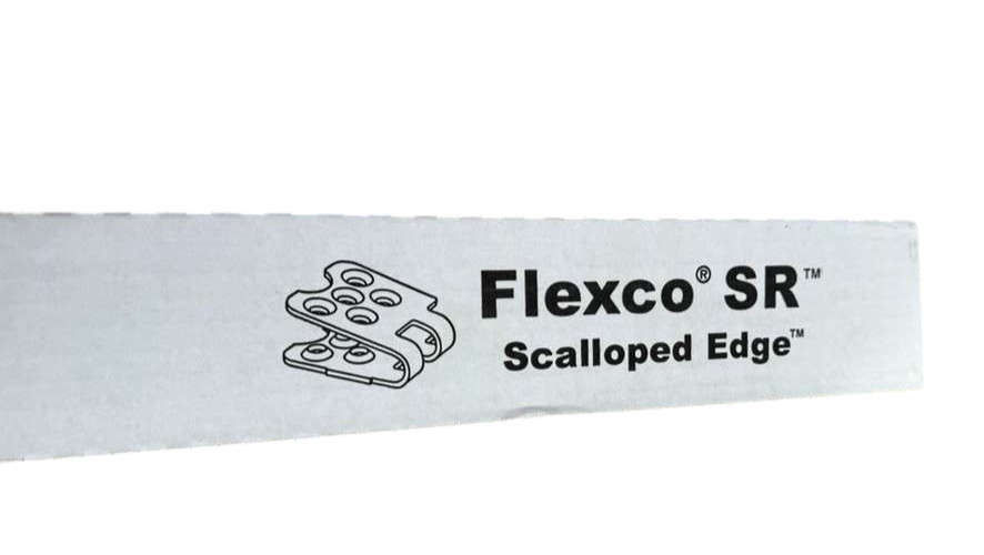 Flexco R5-SE-30/750 Scalloped Edge Mechanical Fastener Strips for Conveyor Belt