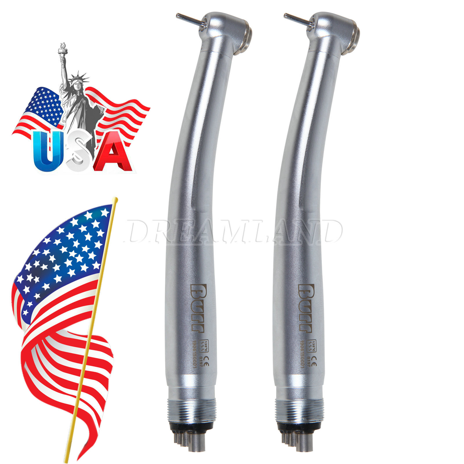 10 X Dental High Speed Handpiece Turbine 4 Hole Standard Fit NSK PANA MAX U3BM