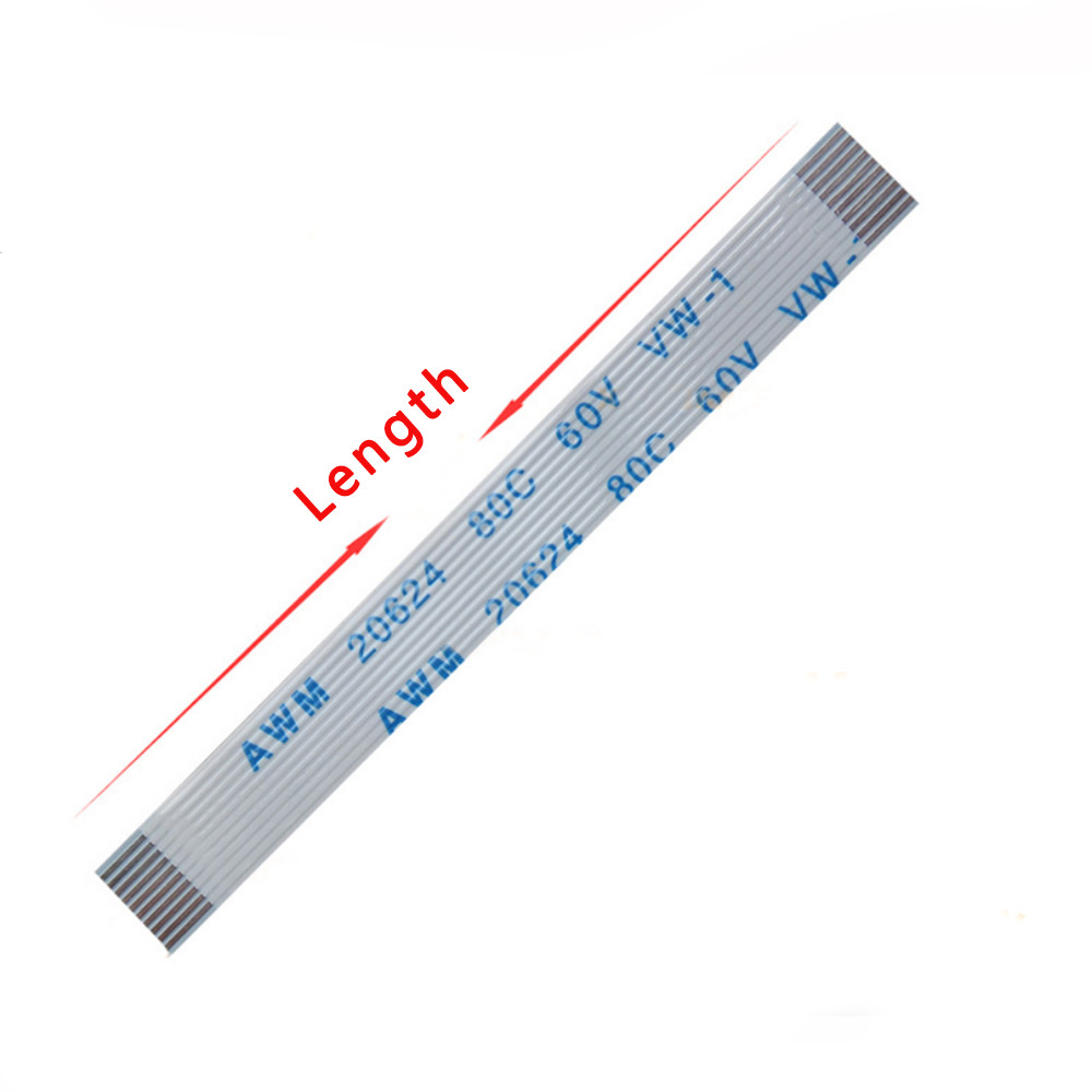 18-Pin 18P FFC/FPC Flexible Flat Cable Pitch 1.0mm 80C 60V VW-1 50-3000mm W:19mm