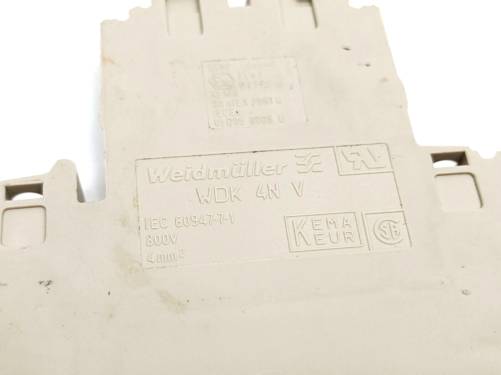 Weidmüller WDK 4N V Terminal Block 4mm 800V 32A Dark Beige 1041910000 LOT OF 10