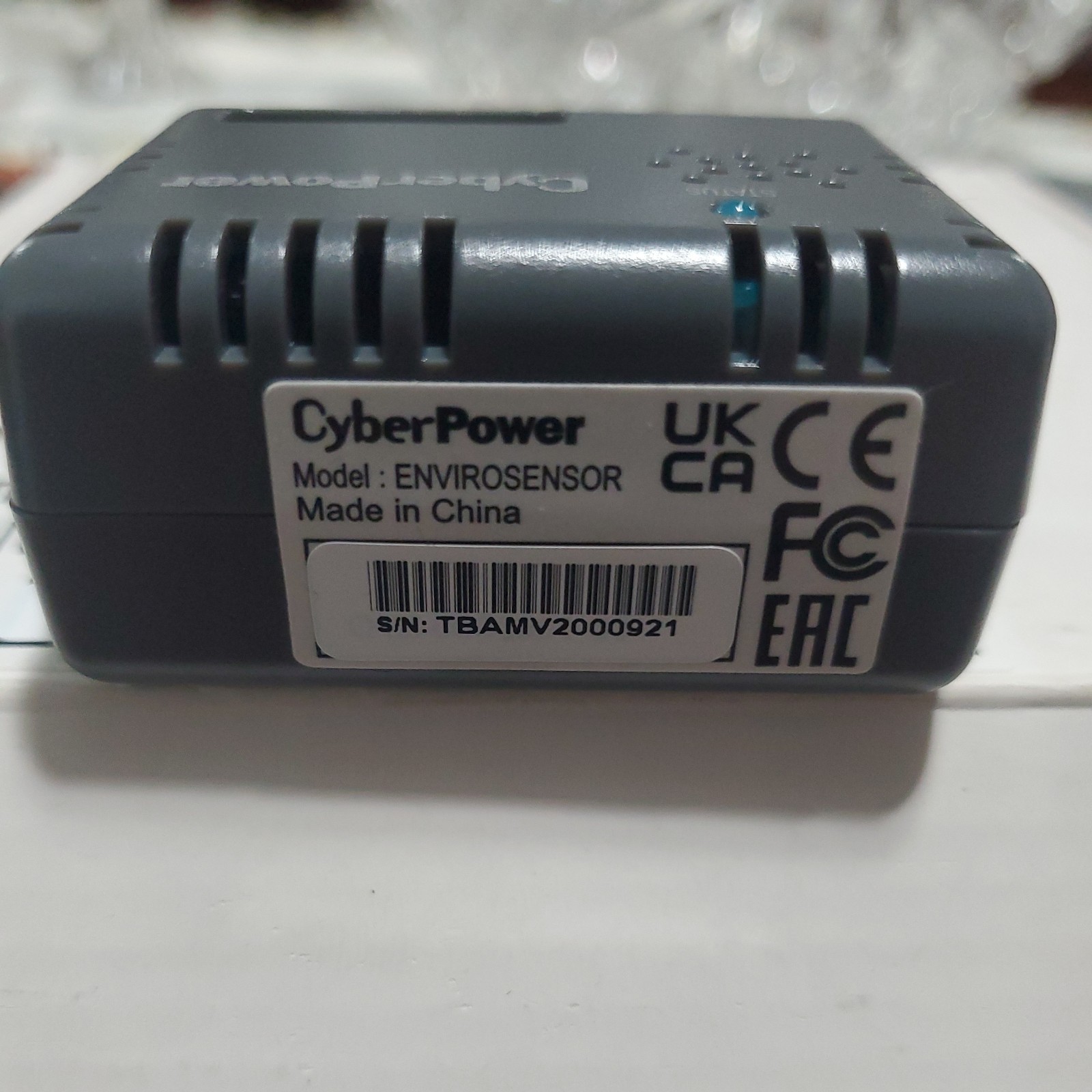 NEW IN BOX- CyberPower ENVIROSENSOR Temperature and Humidity Sensor || WARRANTY!