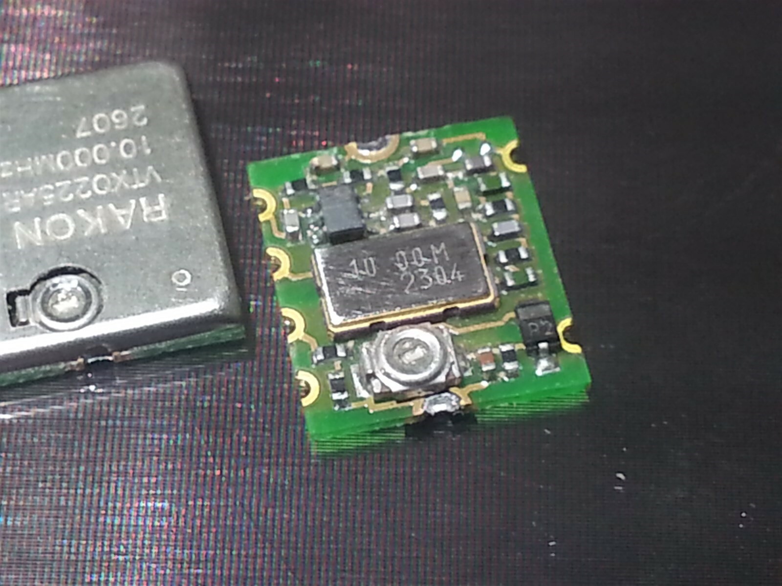 2 Rakon TCXO 6-Pad 10 MHz Crystal Oscillator w/ Frequency Trimmer # VTX0225AR