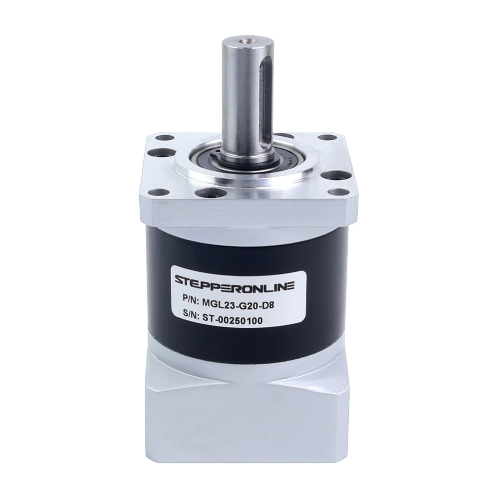 STEPPERONLINE Nema 23 Stepper Motor Planetary Gearbox Ratio 20:1 8mm Input Shaft