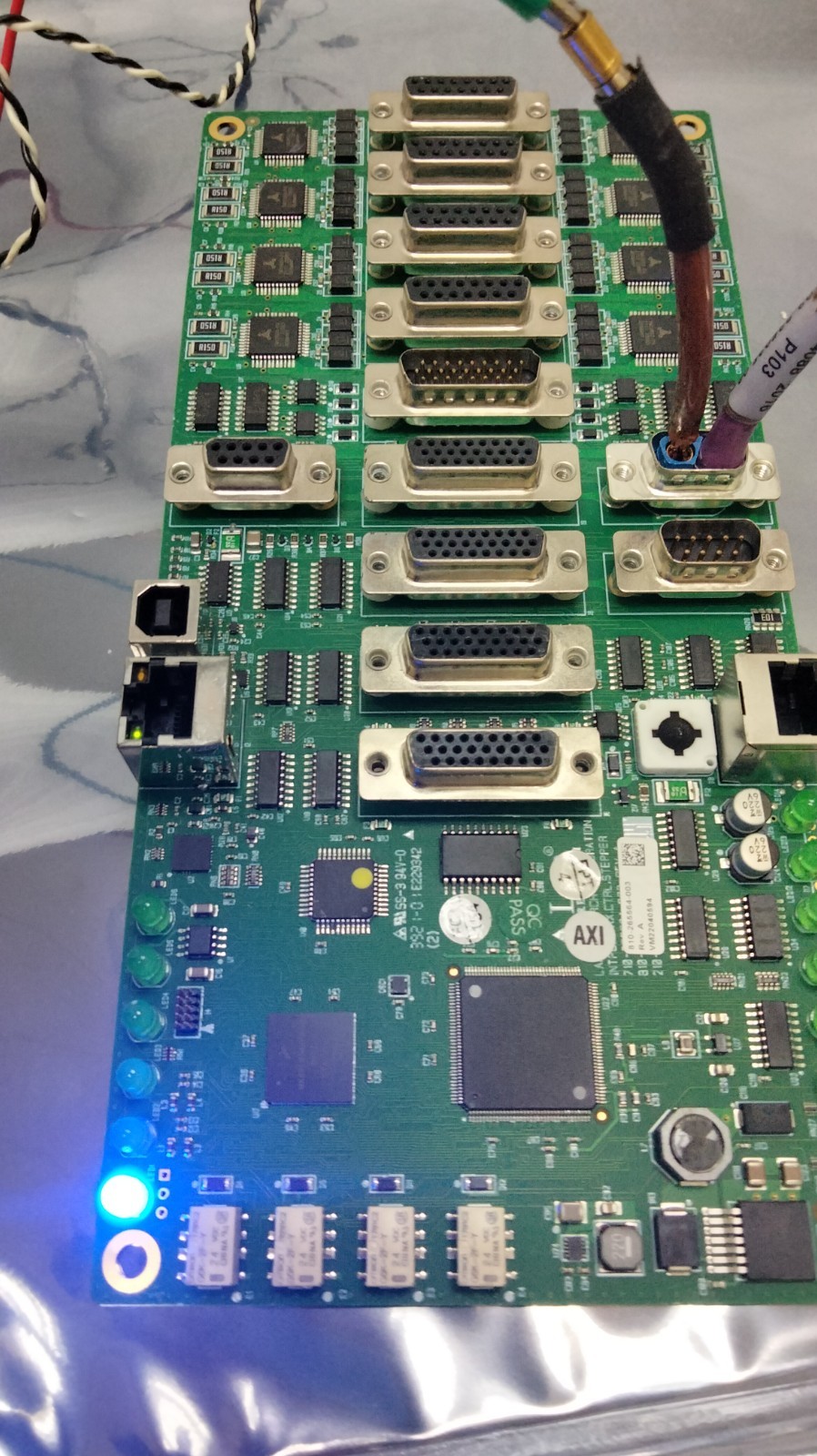 Lam Research 810-265564-003 Rev A INTFC,8-AX,CTRL Stepper Board,Used,Jp~A222