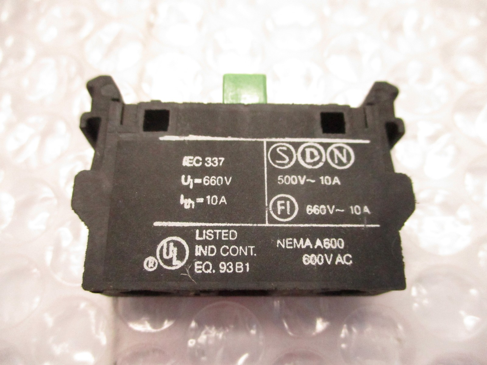ABB CBK-SK 616 001-A CONTACT BLOCK NSNP