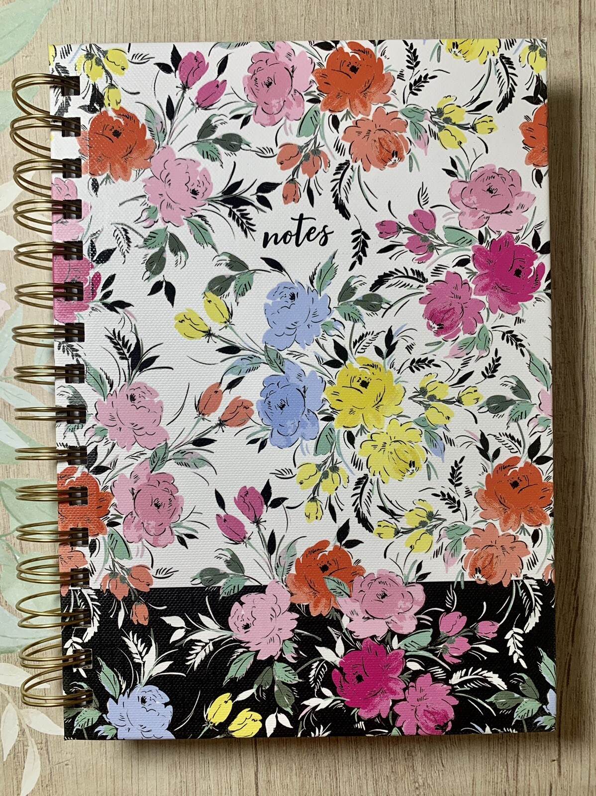 Punch Studio Journal Notebook Diary 250 Lined Pages Hardcover Double Spiral Gift