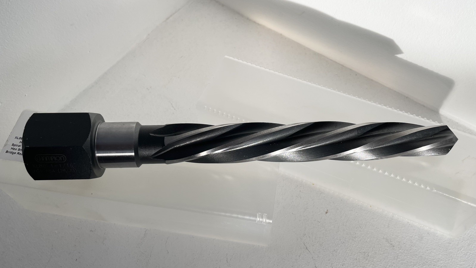 CHAMPION BRUTE PLATINUM SPIRAL FLUTE HEX SHANK BRIDGE REAMER XL86 1-1/16″ NIB