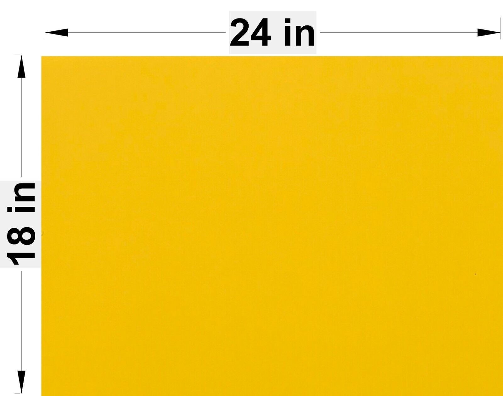 50 Yellow Signs Blank 18” X 24” x4 mm Corrugated Plastic 50 Pcs Ship Same Day