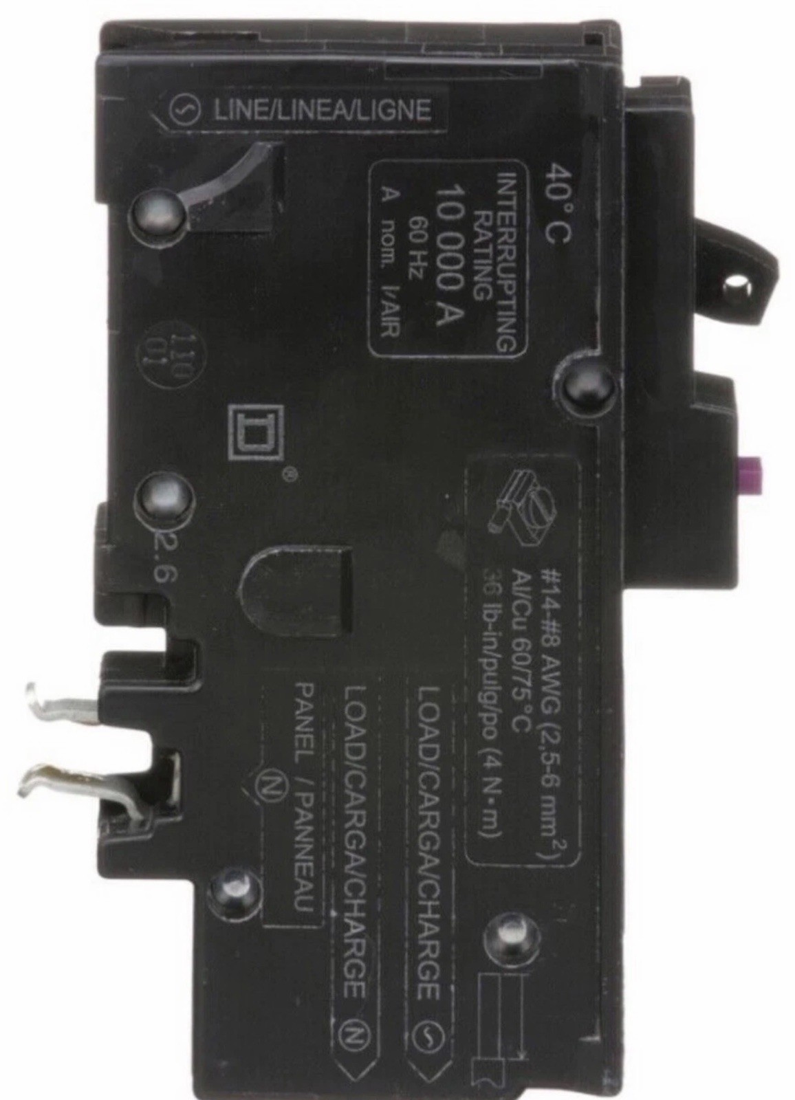10PCS SQUARE D HOMELINE HOM120PDF HOM120PDFC 20A AFCI/GFCI -PLUG ON NEUTRAL NEW