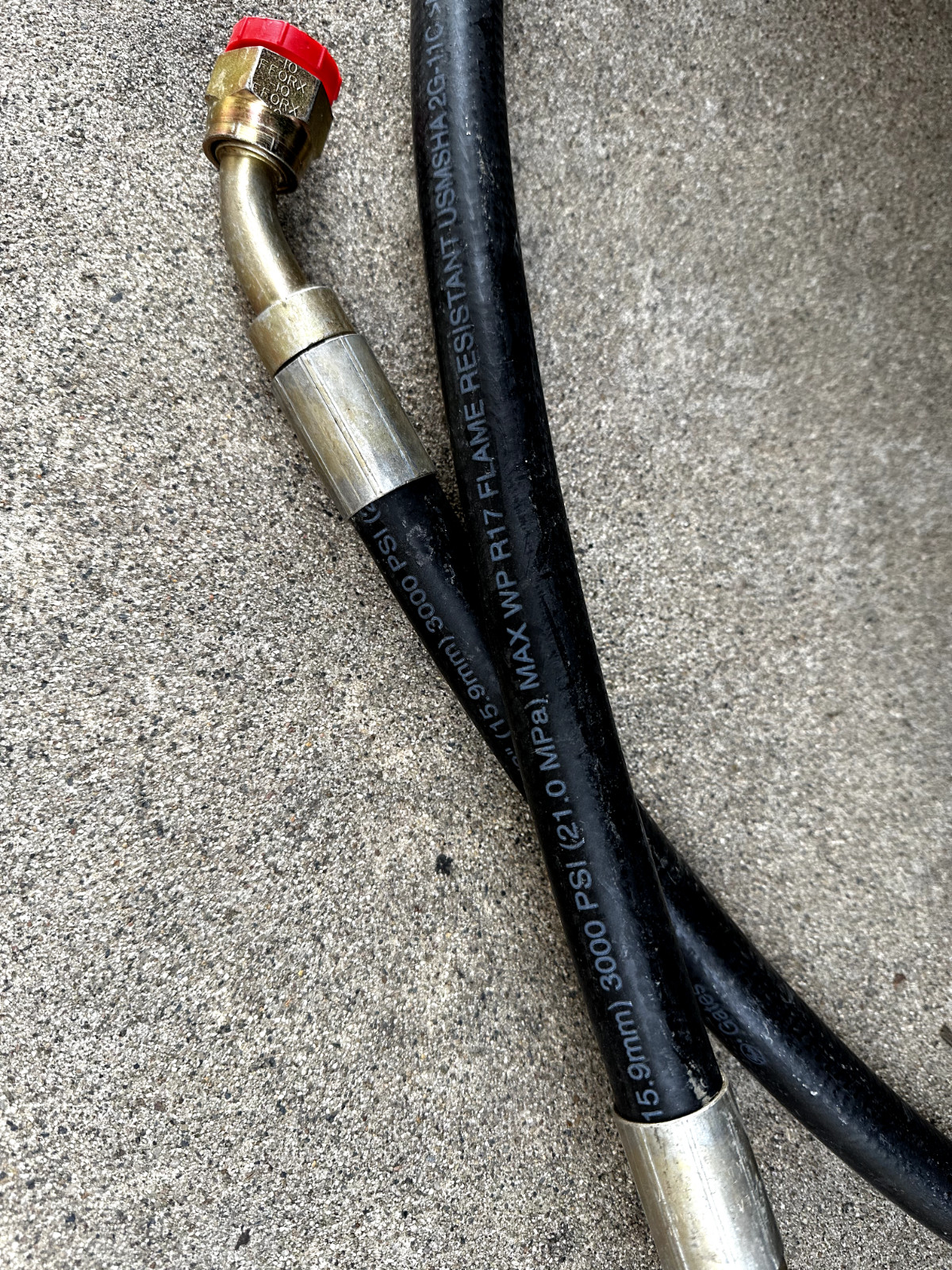 GATES CONNECTED 10M3K 5/8″ APROX 80″(15.9mm) 3000PSI (21.0 MPa) MAX WP R17FLAME