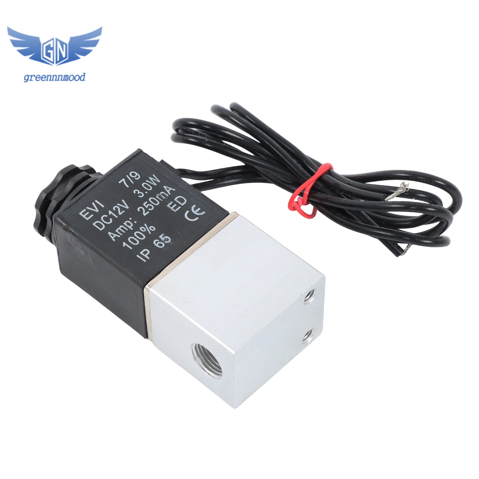 2PCS 1/4″ Fast Response Electric Air Water Solenoid Valve 12V DC Normally Closed