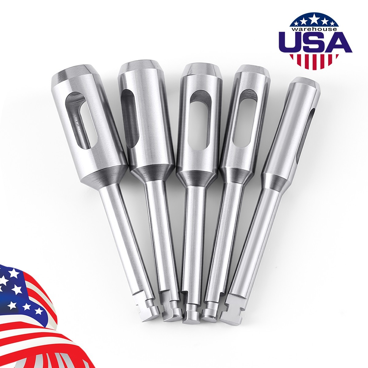5 Pcs Dental Implant Tissue Punch Kit set Surgical Surgery With Box Holder
