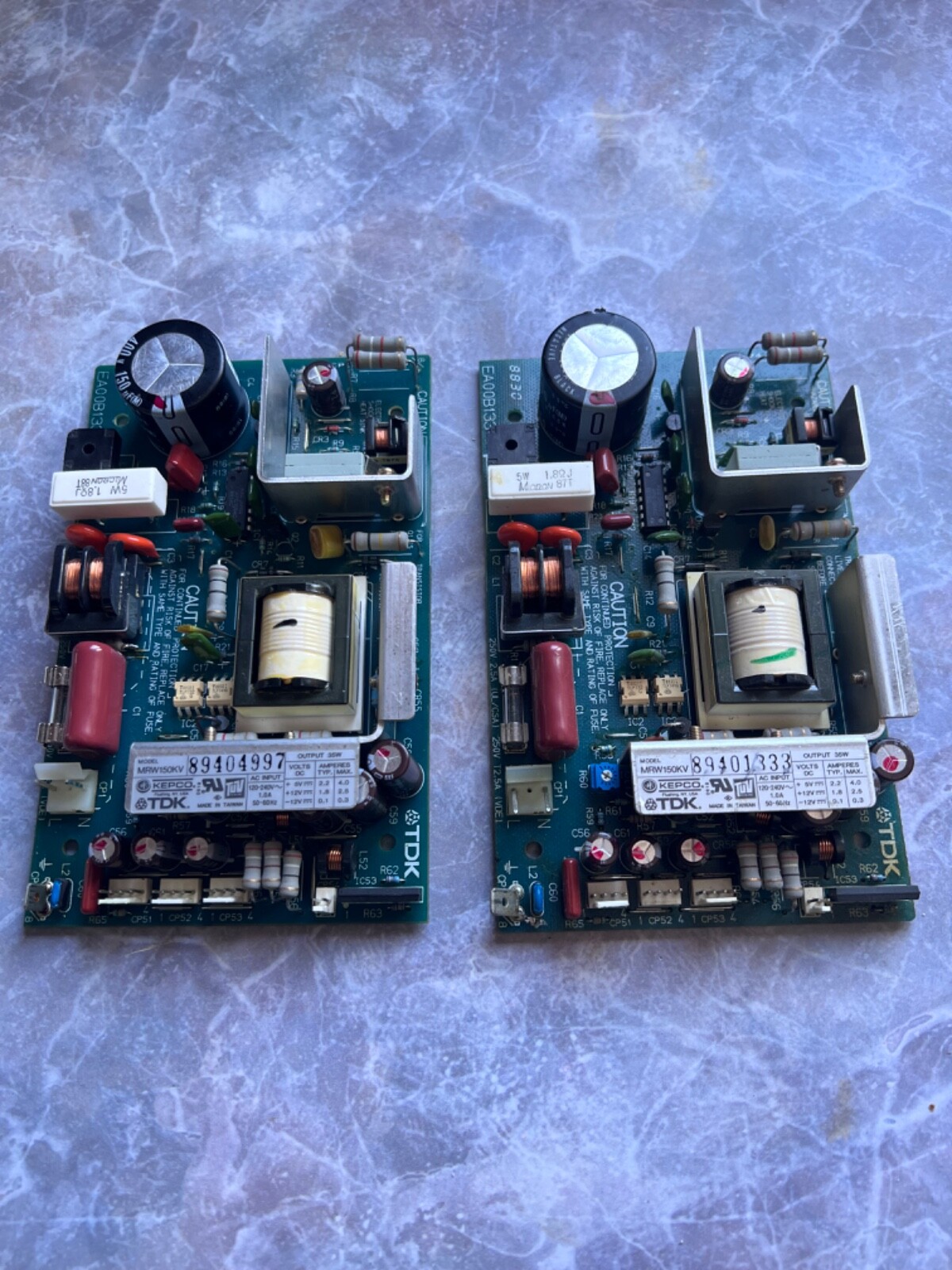 TDK MRW150KV 35watt, 12 volts DC, -12 volts DC and 5 volt DC Power Supply