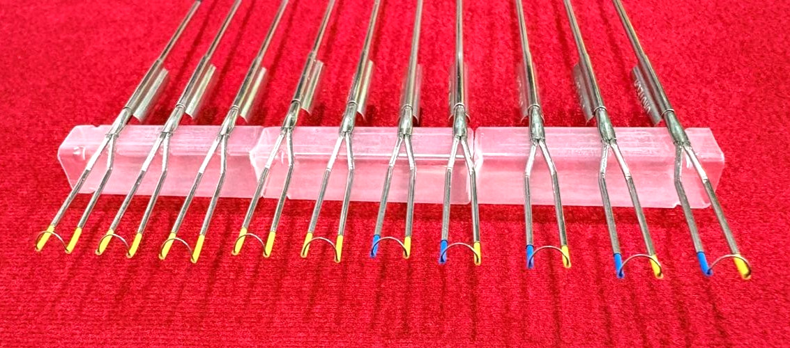 15pc-Hysteroscopy Bipolar/Monopolar Cutting Loop Electrodes 4mmx280mm Reusable