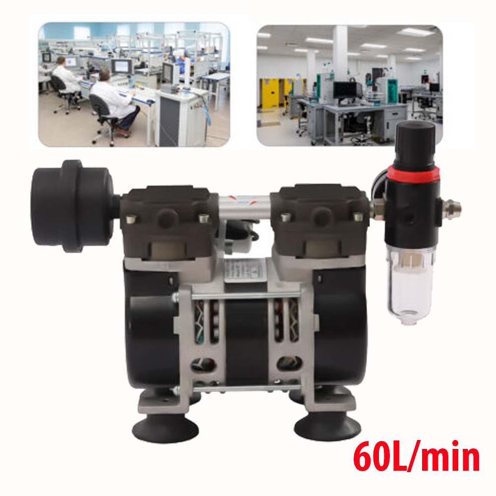 60L/m (2.12cfm) Oil Free Lab Vacuum Pump Oilless Medical Mute Pump – BST-V190S