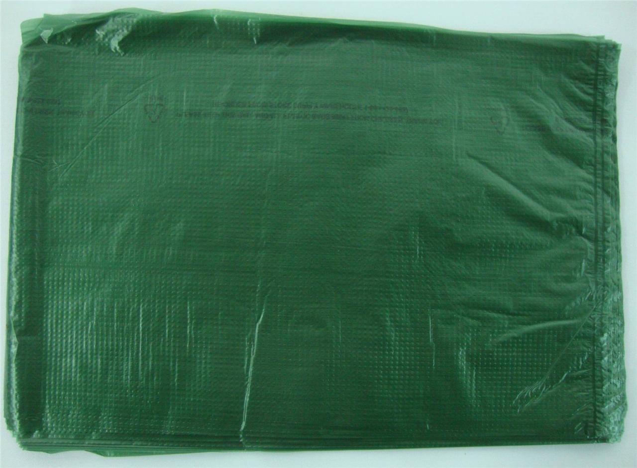 500 Qty. 6 1/4″ x 9 1/4″ Green High-Density Plastic Merchandise Bag Extra Small