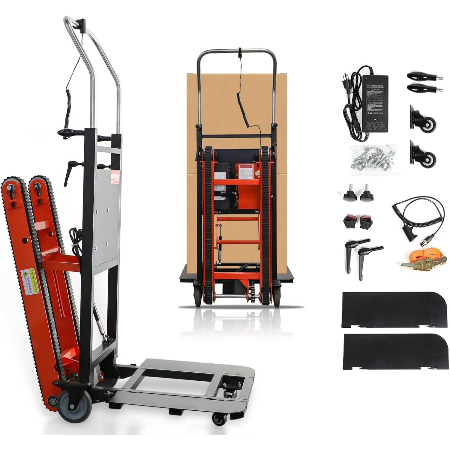 Electric Stair Climber Heavy Duty Crawler Stair Climbing Cart Moving Furniture
