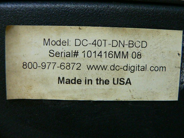 Dc Digital Dc-40T-Dn-Bcd Red Led Digital Wireless Countdown Timer