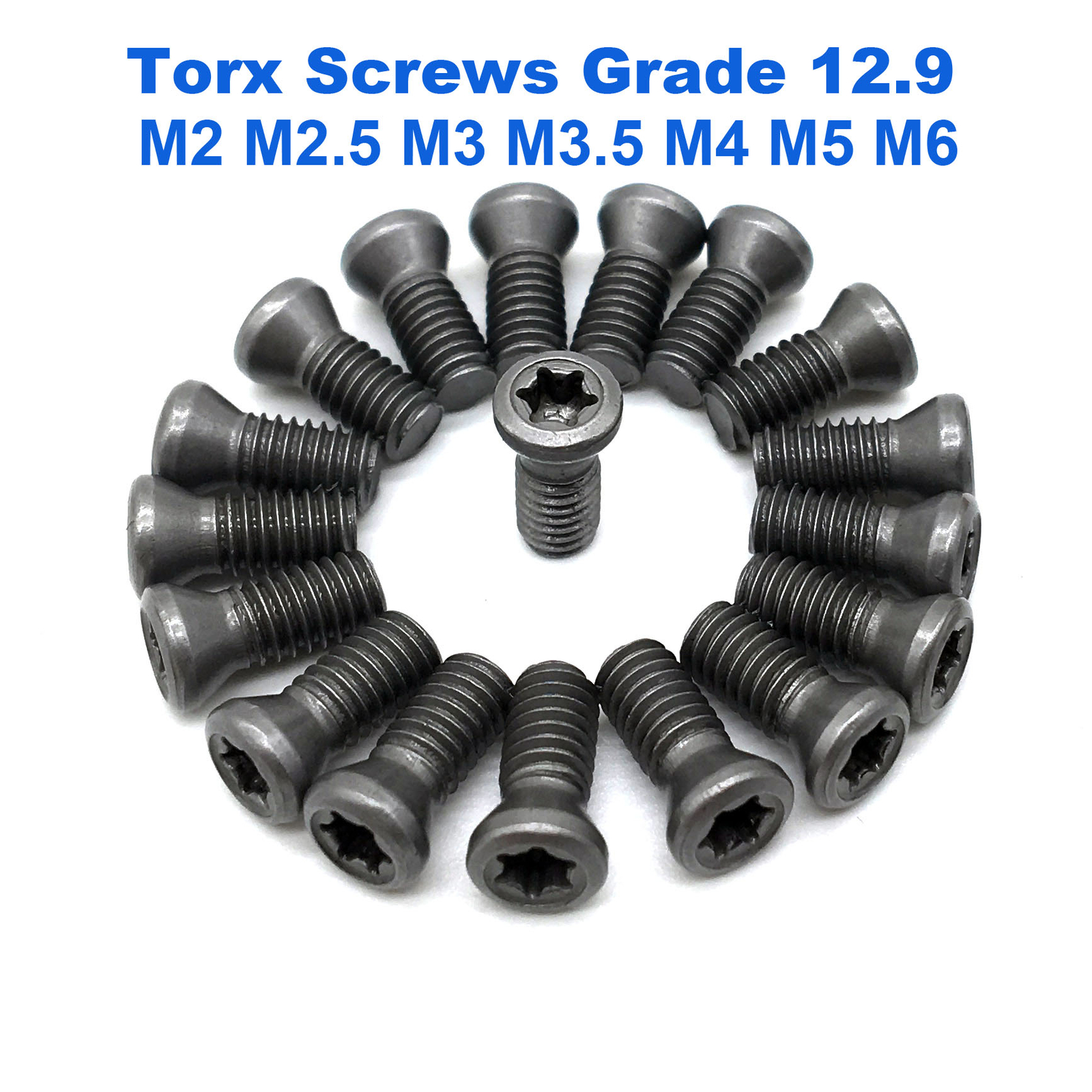 Torx Screws for Replaces Carbide Insert CNC Lathe Tools M2 M2.5 M3 M3.5 M4 M5 M6