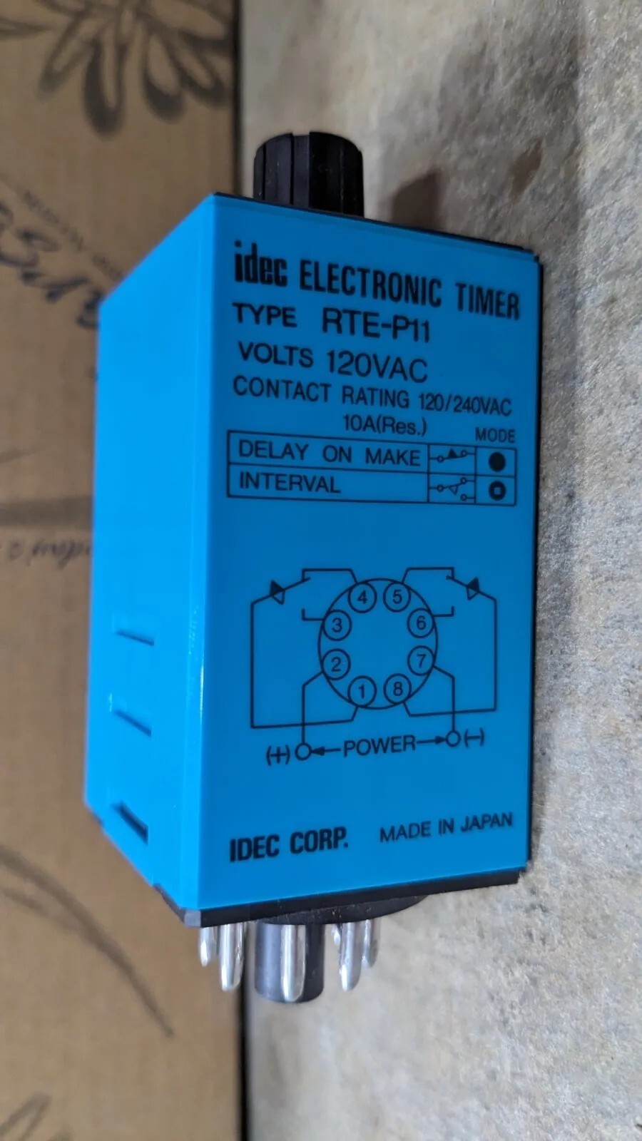 USED~IDEC, RTE-P11, Electronic Timer~Ships Fast🏇