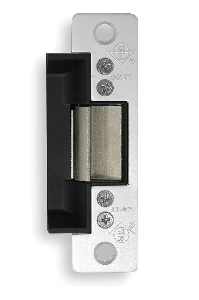 Adams Rite 7100 Electric Strike 628 Satin Aluminum Finish 7100-540-628-00
