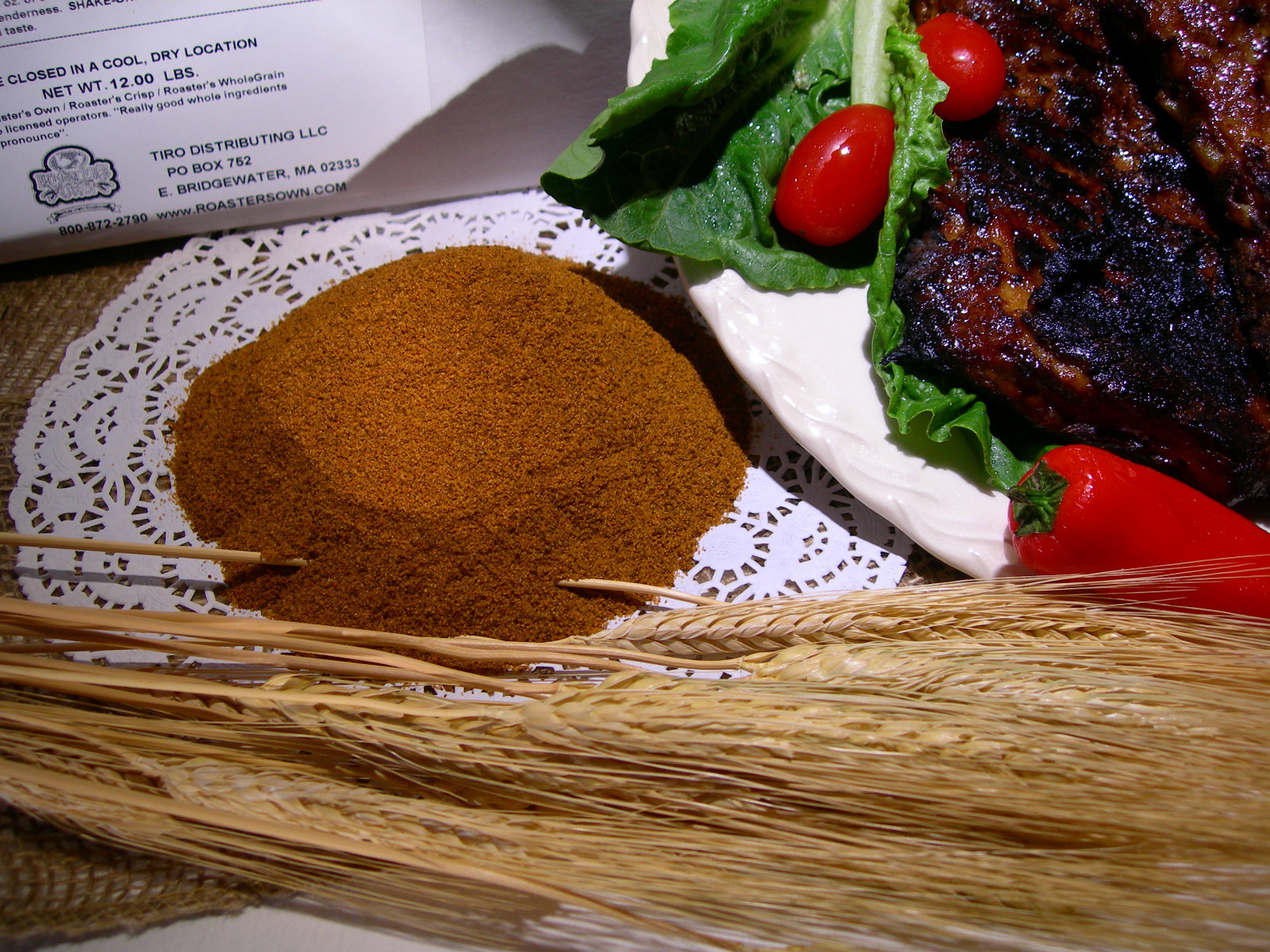 6 LBS. PREP MIX / STEAK RUB, RESTAURANT USE,GRILL BBQ. STEAK DRY RUB SEASONING