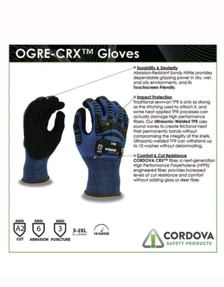 Cordova Ogre 7760 Medium Glove