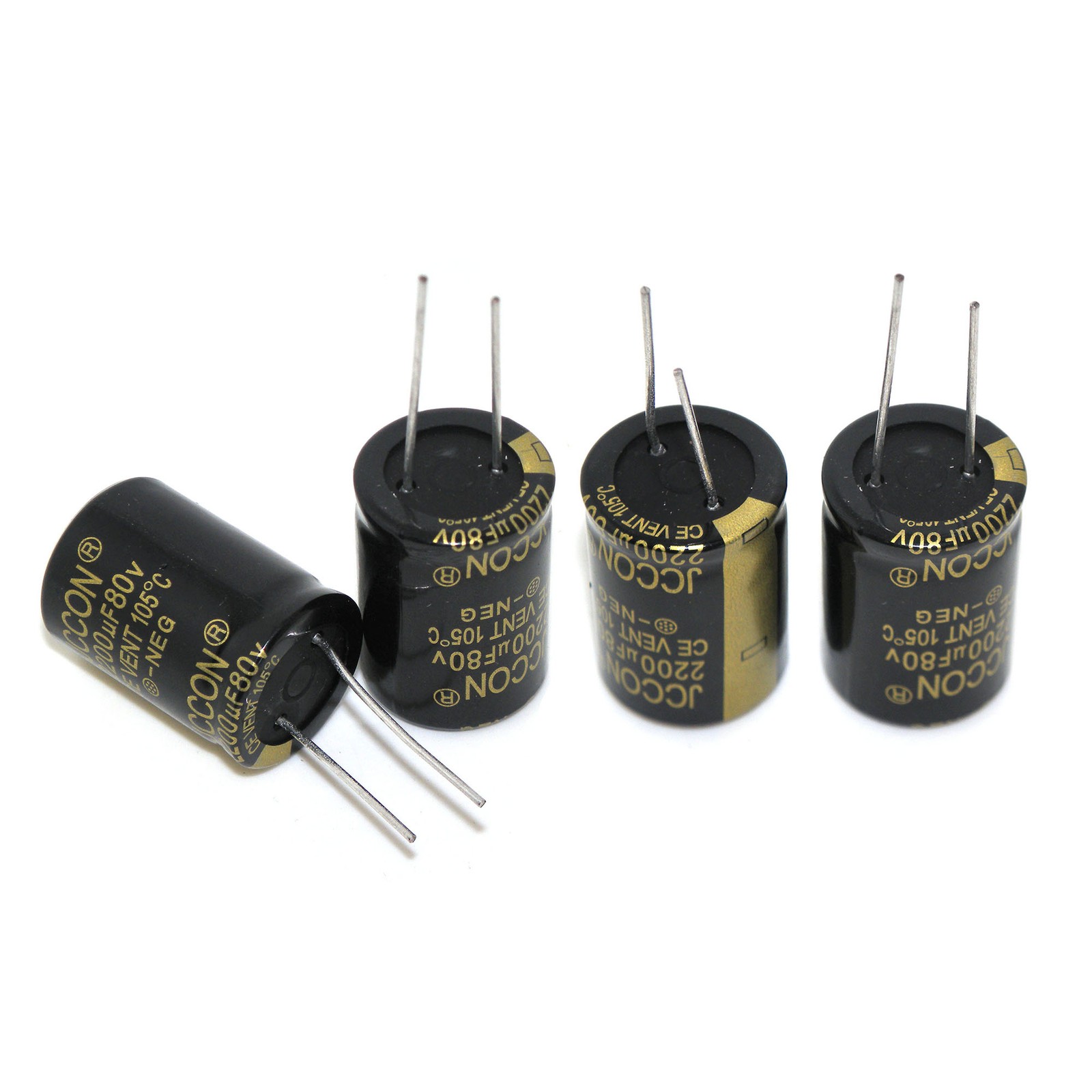 4X 2200uF 80V Radial Electrolytic Capacitors Volume 80V2200uF 22×40 mm