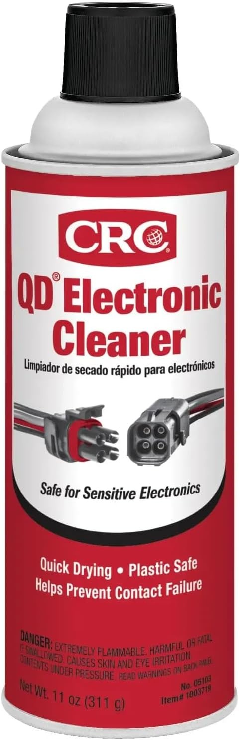 Electronic Contact Cleaner Spray Best Quick Drying Fix CRC QD Corrosion Debris11