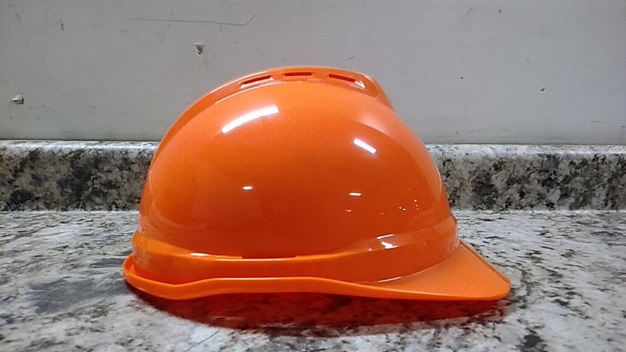 MSA 10034026 20 Pk 6-1/2 to 8 Hat Size Hi-Visibility Orange Hard Hat