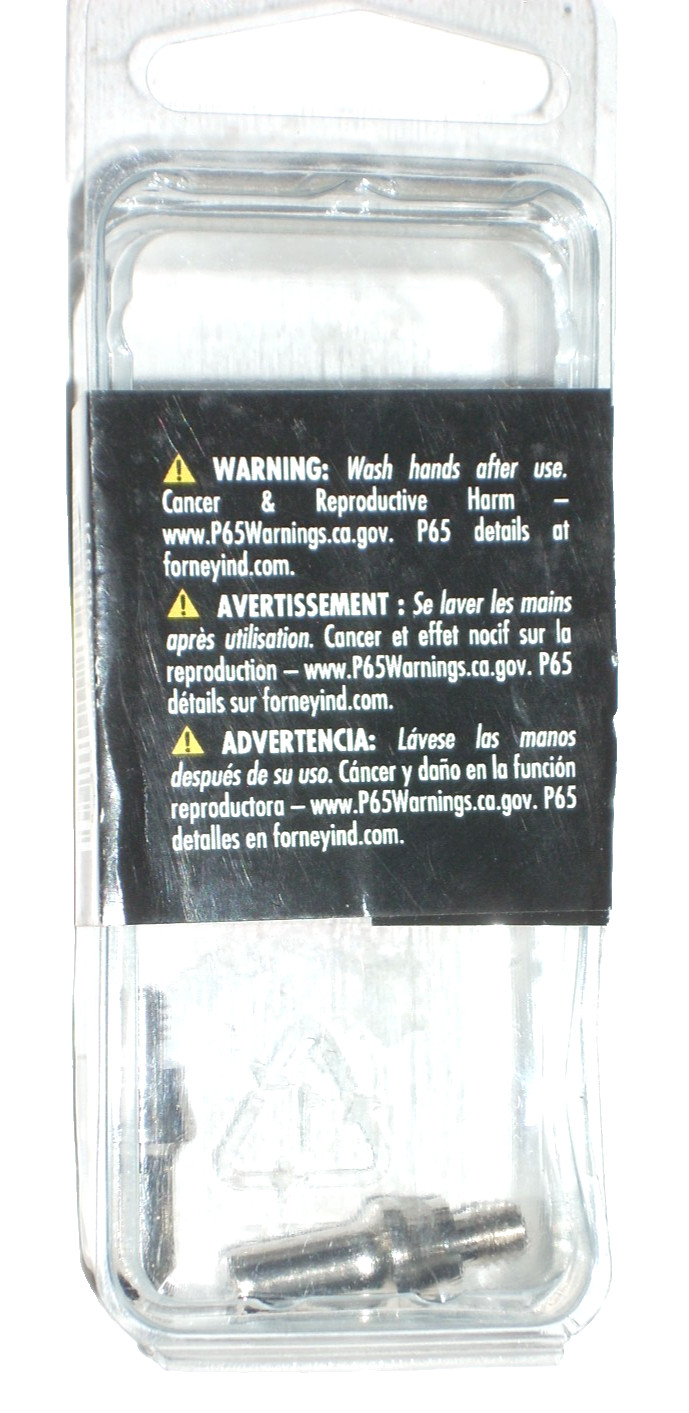 Forney Plasma Cutting Electrodes 0.65mm for 20 Amp Plasma Cutter 2pk – 85755
