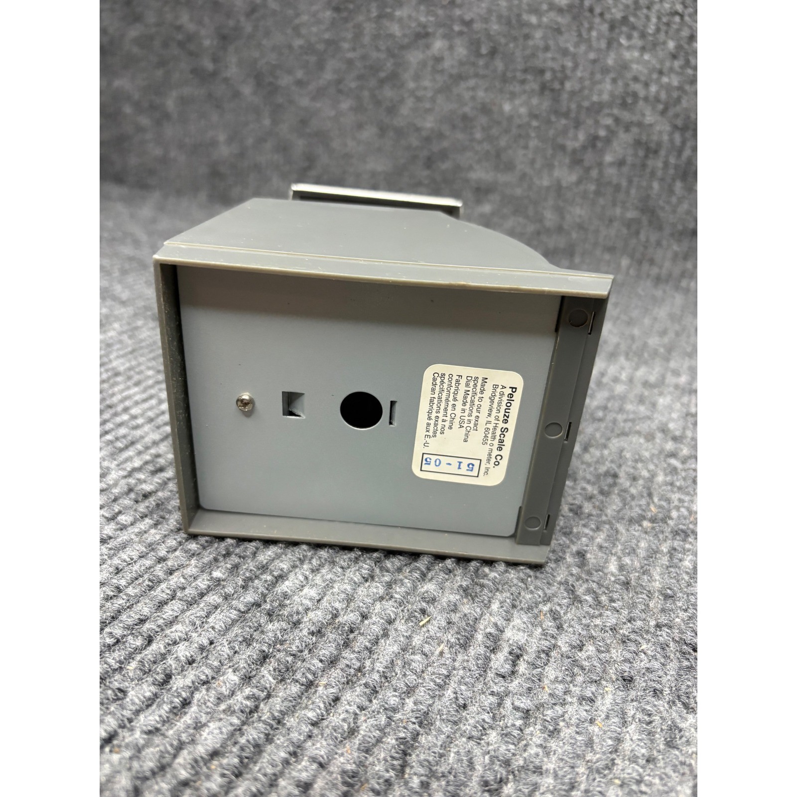 Pelouze Model X1 Postal Scale 16oz Capacity Gray Analog Mechanical Vintage
