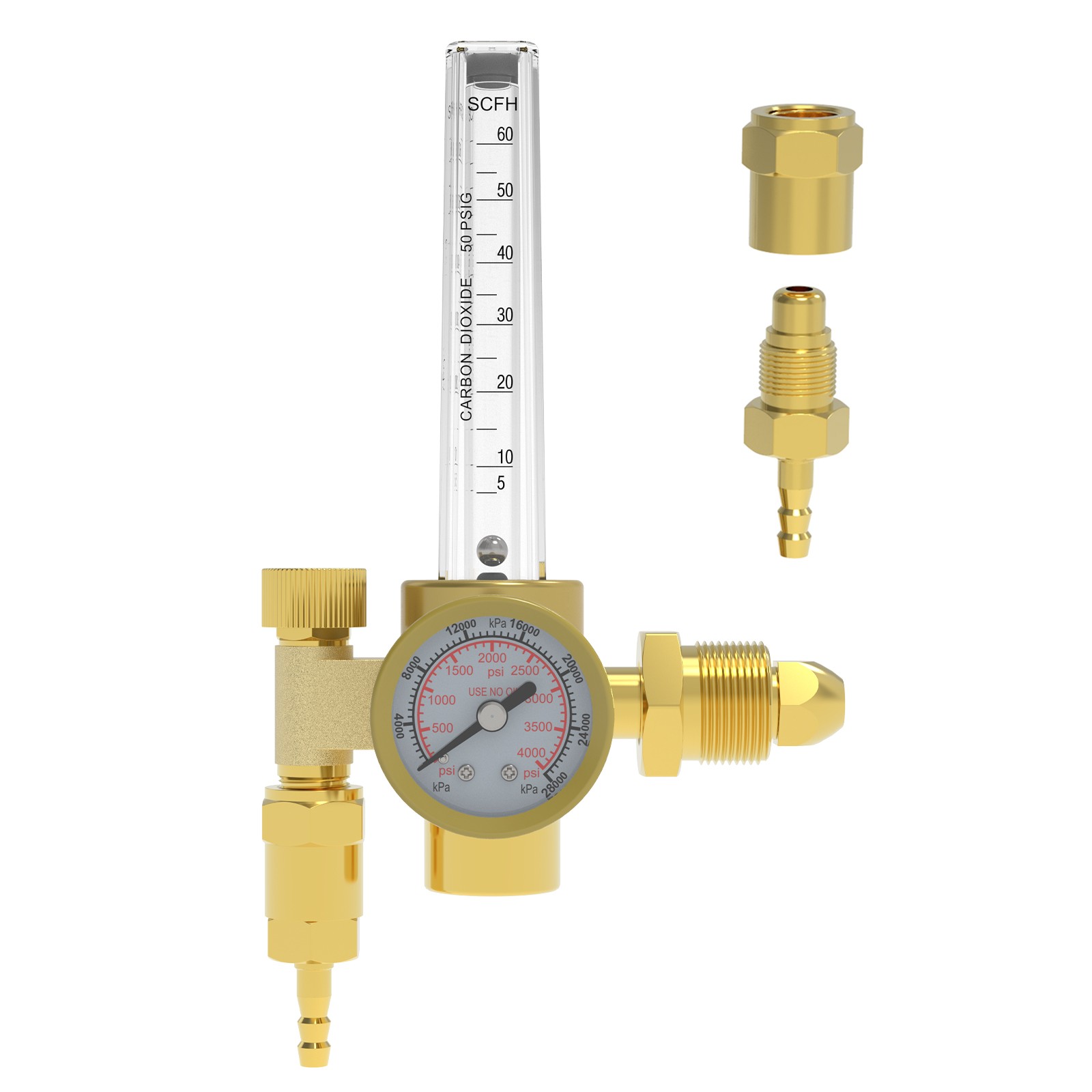 YesWelder Argon/CO2 FlowMeter Regulator for TIG/MIG Welding