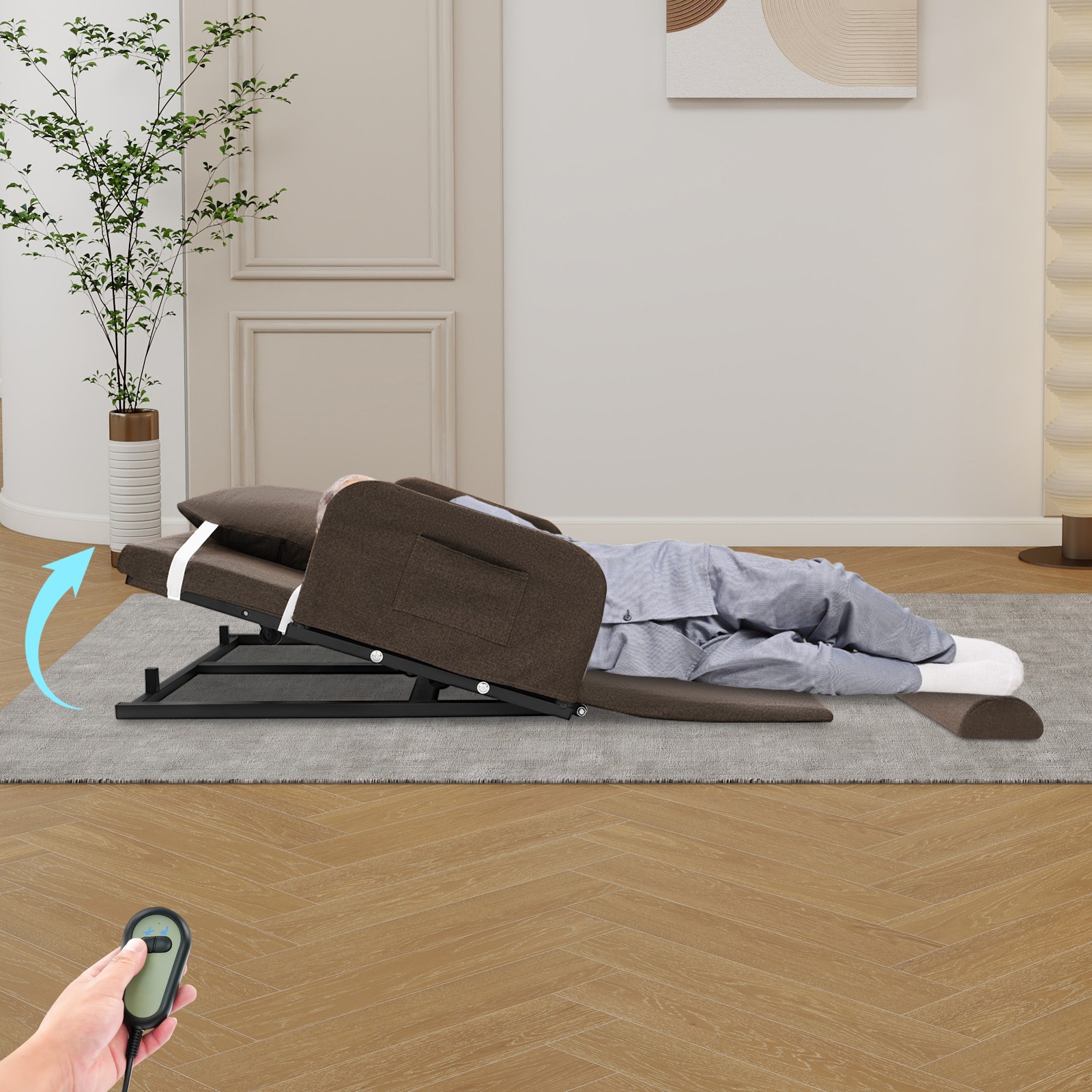 Electric Adjustable Bed Back Rest Lift Backrest Bed Electric Auxiliary Backrest