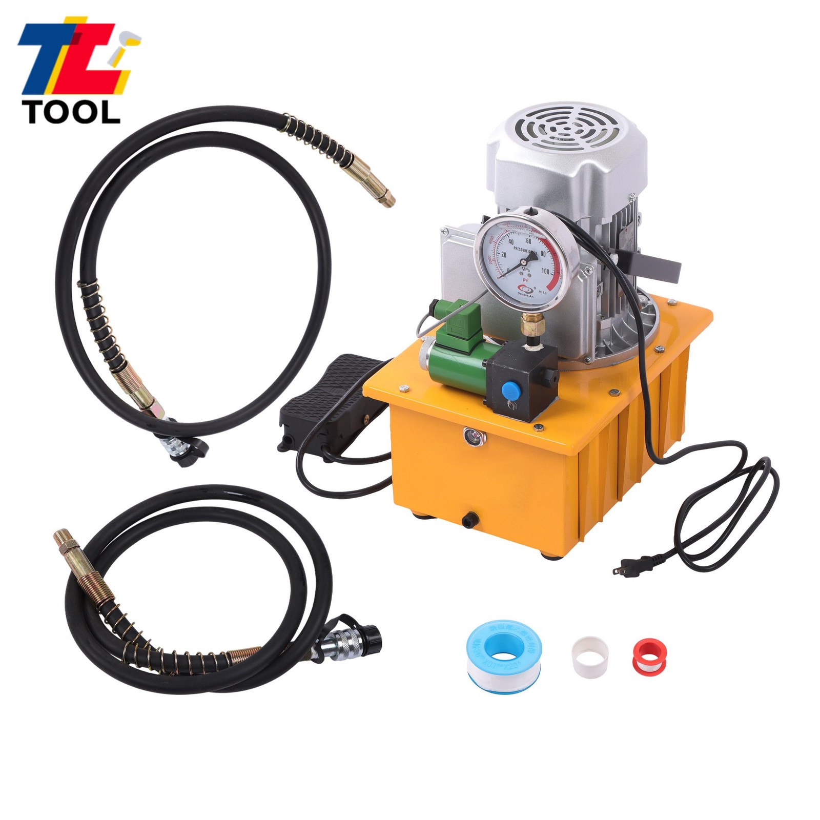 10000PSI 8 L Hydraulic Pump Single Acting 0.7L/min 750W
