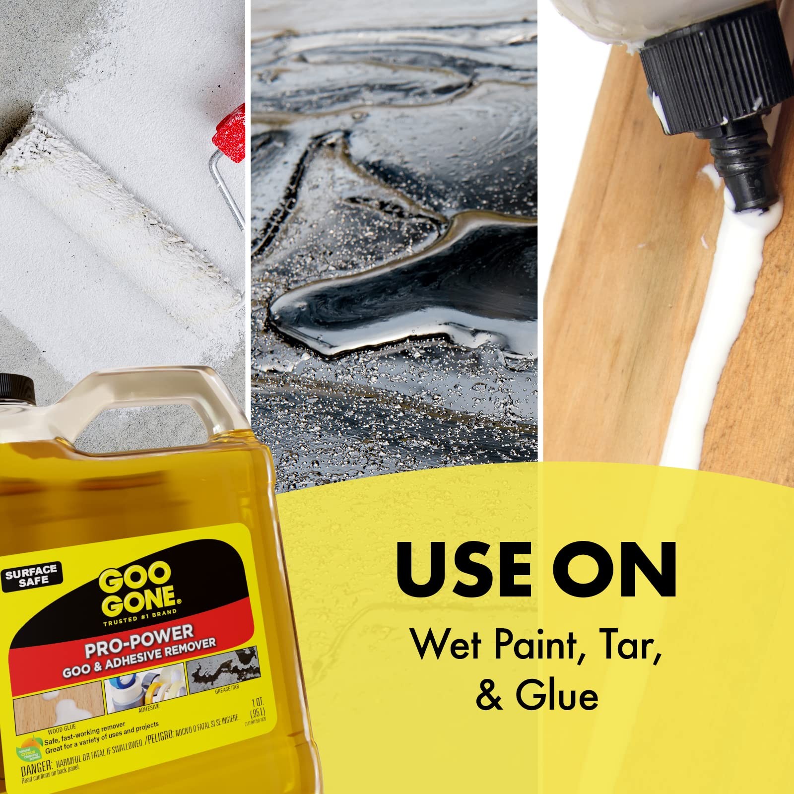 Goo Gone Pro-Power – Professional Strength 32 Fl Oz (Pack of 1), Yellow